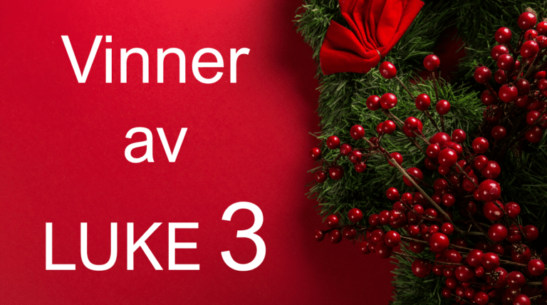 Julekonkurranse – Luke 3 VINNER 🎁